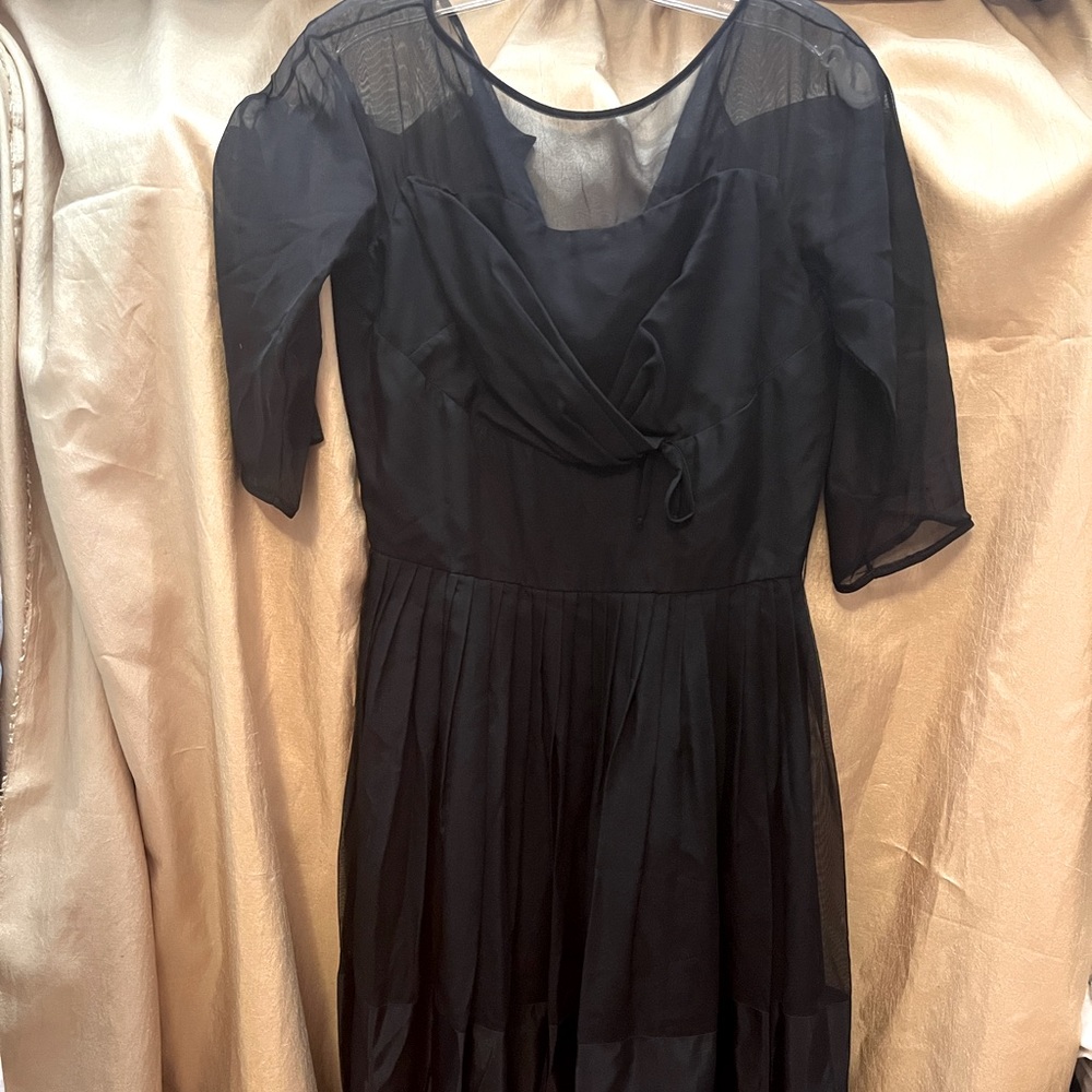 Ferman O’Grady vintage black evening dress from the 1940’s/50’s.